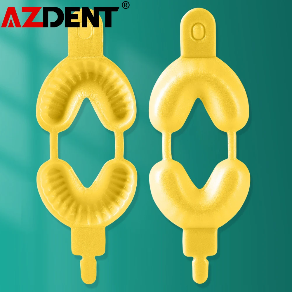

100 Pairs Dental Disposable Tray Fluoride Foam Trays With Irrigation Needle Tips Dentistry Materials Tools Large Medium Small