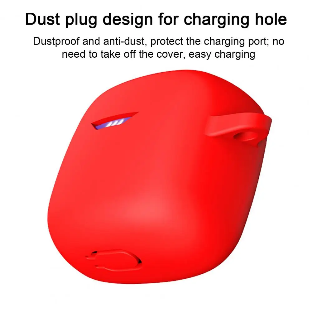 Earphone Case with Precise Cuts Protective Silicone Case for Jbl Tune Flex Earphones Scratch-resistant Waterproof for Wireless