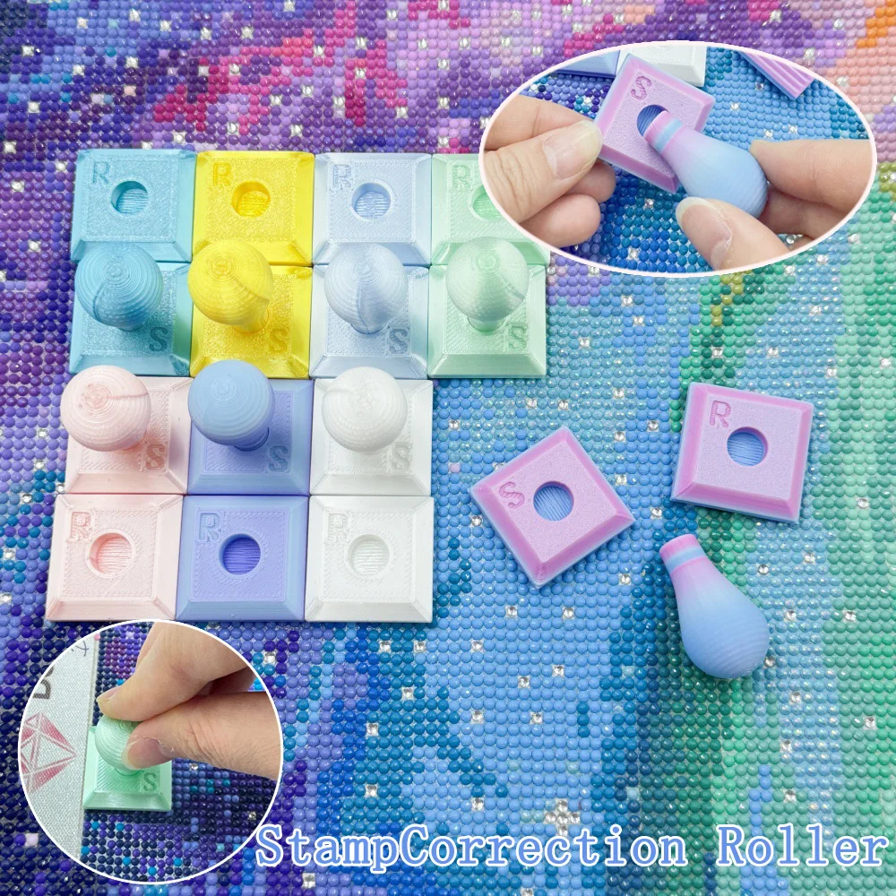 2-Piece Set Of Diamond Painting Reinforcement And Correction Tools - Detachable Diamond Art Tool，Suitable For Square/Round Drill
