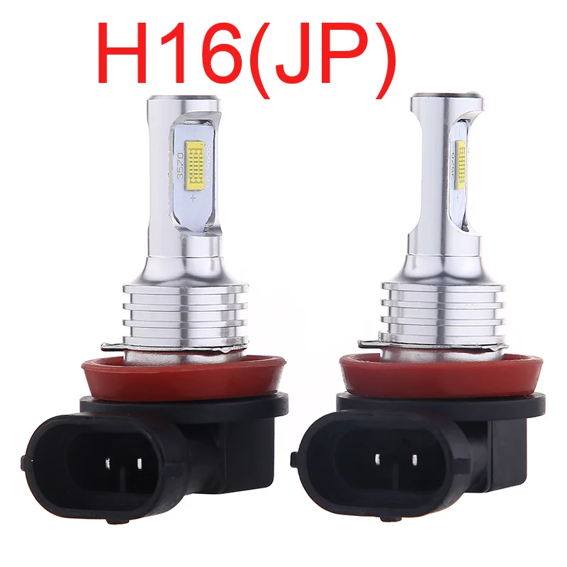 New LED H16JP H11 H9 H8 Car Headlgith Bulbs Fog Light Canbus No Error HB3 HB4 80W Fog Lamp Bulb 6000K  Auto Lamp 12V 6500K