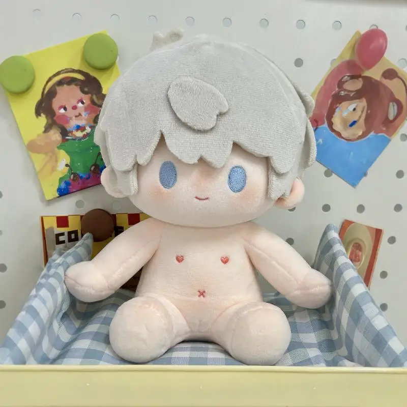

Anime Love and Deepspace Rafayel Xavier Sylus Zayne Cosplay Cartoon Cute Cotton Doll Siting Posture Fluffy Plush Toys Dress up