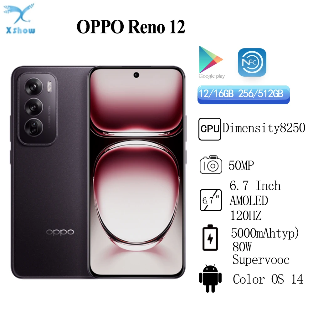 New OPPO Reno 12 6.7