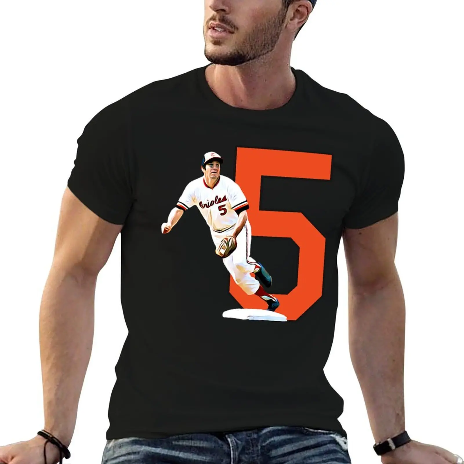 

Brooks Robinson Mr. Hoover T-Shirt man t shirt cotton high quality funny t shirts man T-Shirt
