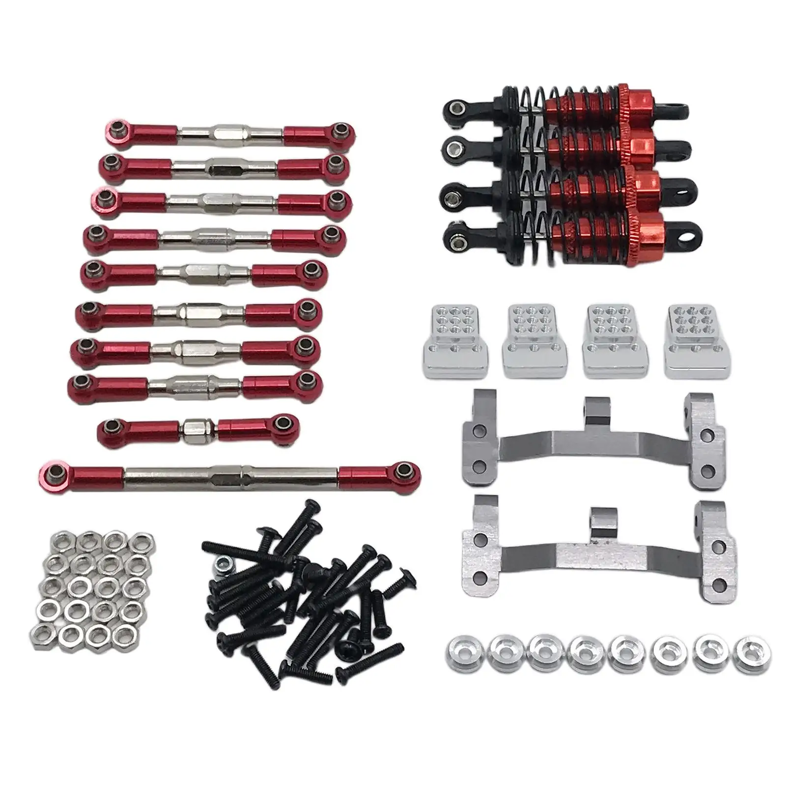 

Металлический комплект для замены амортизаторов RC для моделей WPL HengLong FY, крепление тяги рулевого управления