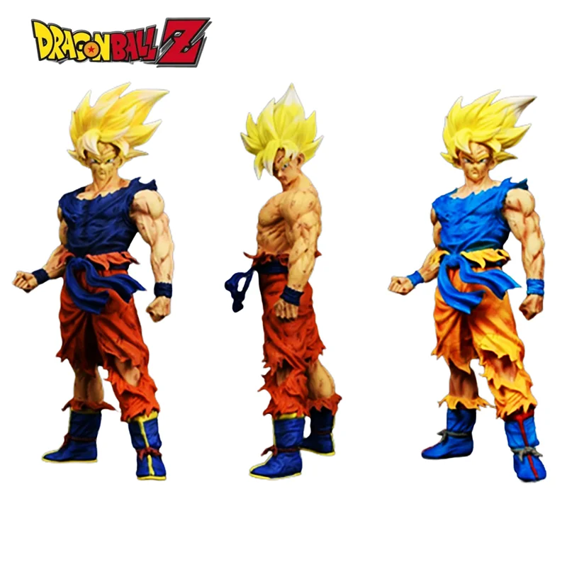 

43cm Anime Dragon Ball Gk Ssj Goku Action Figure Static Model Ornament Beautifully Decorated Boxed Birthday Gifts For Children