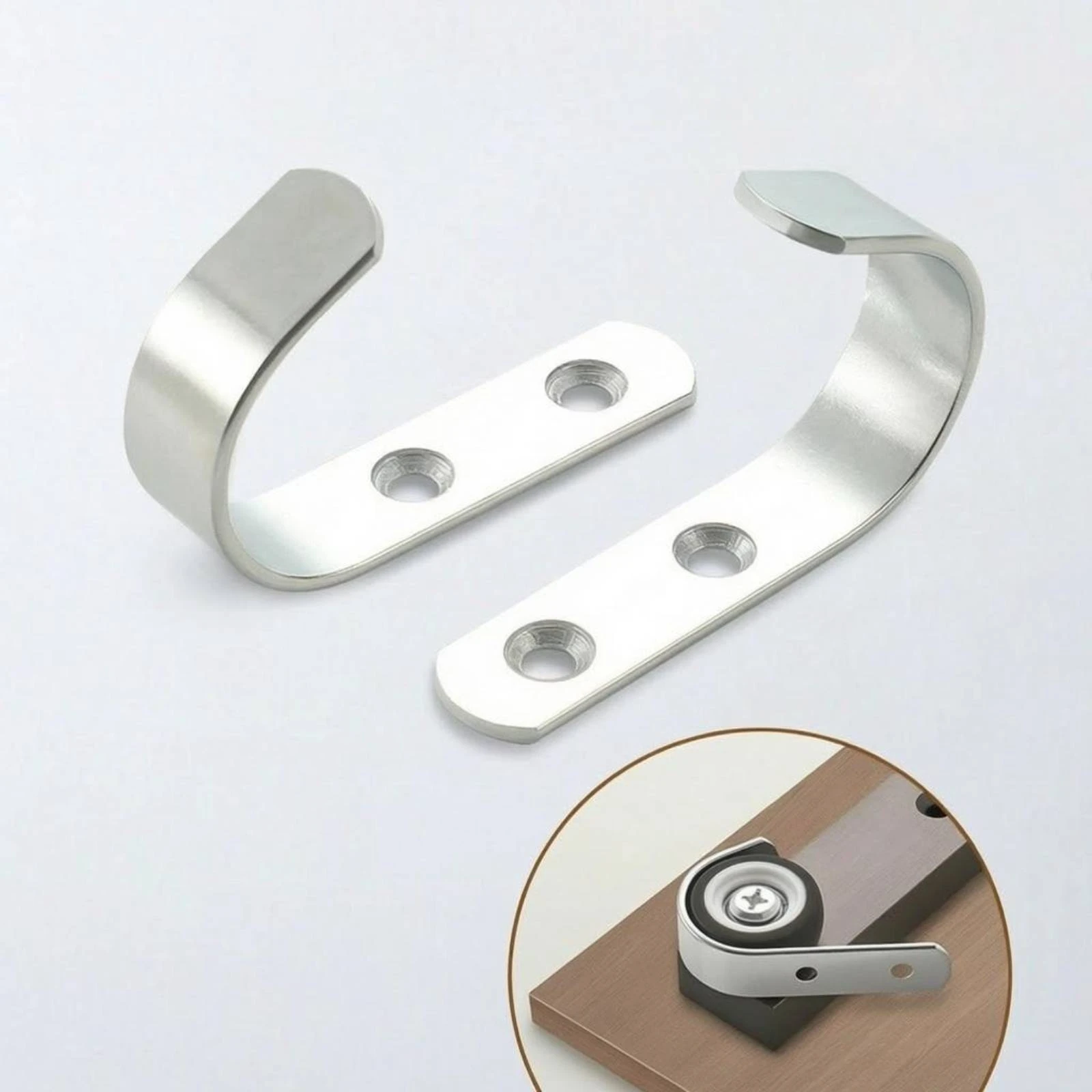 Upper-Flip Cabinet Door Kit Aluminum Alloy Sliding Cabinet Lift Hardware Bookshelf Flap Door Kit Mounting Brackets Home Fixture