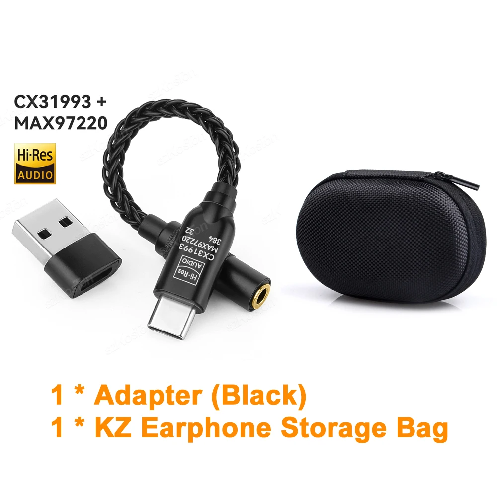 DAC USB-C A 3,5 Mm E 4,4 Mm Con Chip CX31993 E MAX97220 – Audio Hi-res Per IPhone, Samsung, PC E Tablet