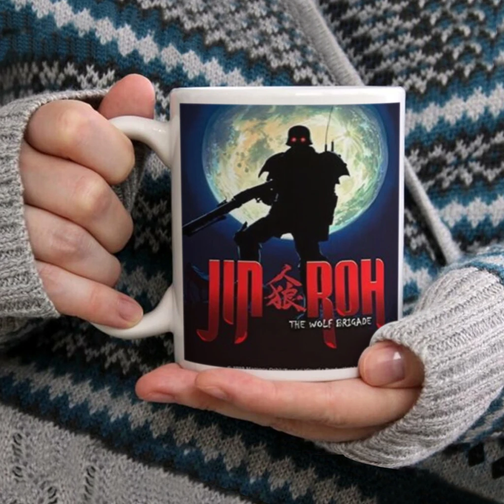 Jin Roh Classic Ceramic Mug Cute Coffee Tea Milk Stave Mugs And Cups with Handle Novelty Gifts