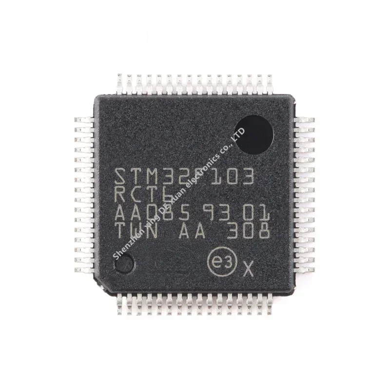 Original STM32F103RCT6 LQFP-64 ARM Cortex-M3 microcontrolador de 32 bits MCU Design de Circuito Integrado