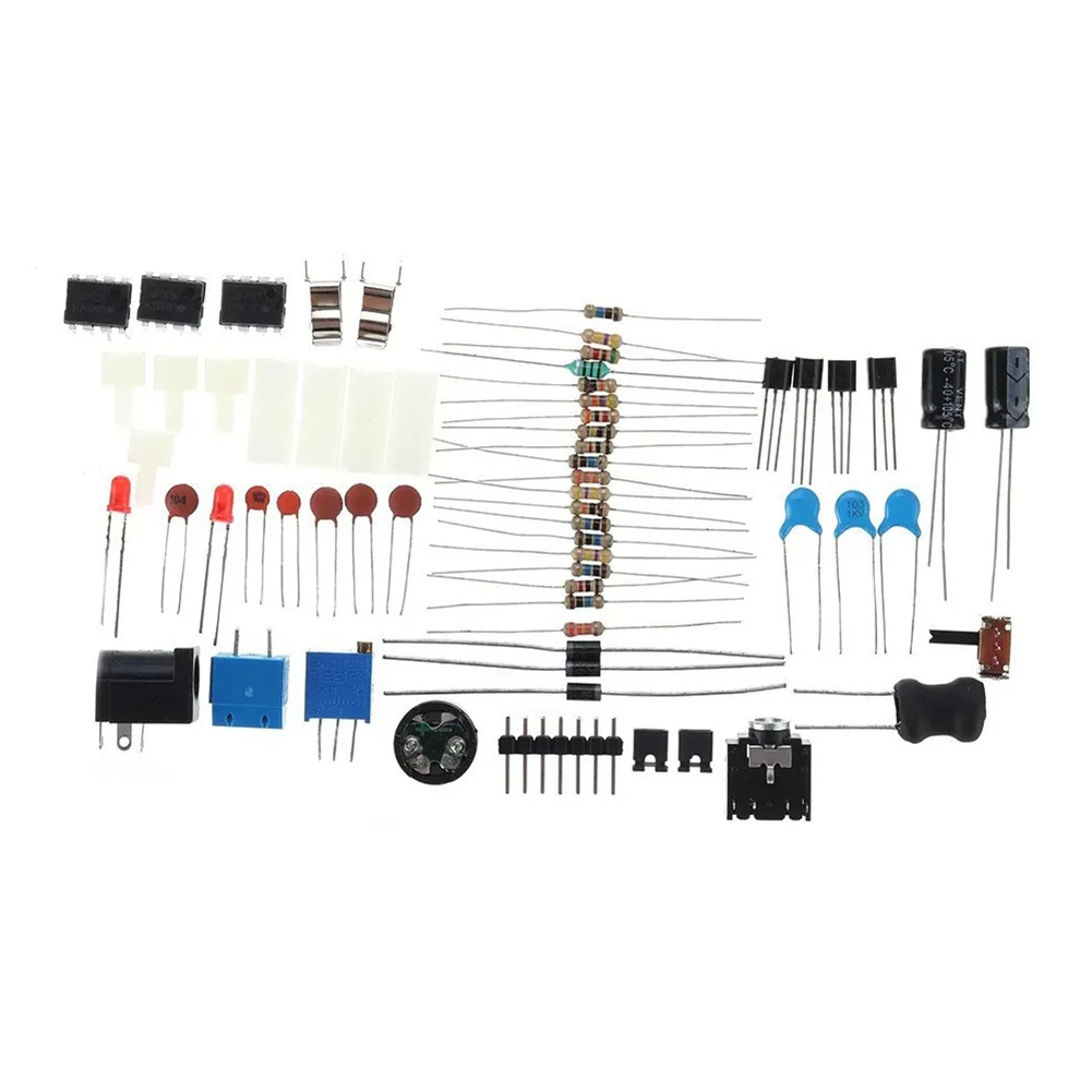 A93P Unassembled DIY Geiger Counter Parts Kit Module Nuclear Radiation Detector with Sound and Light Alarm Function