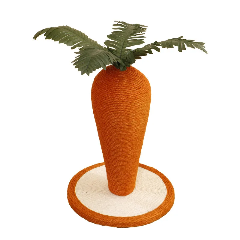 

CX vertical sisal cat scratching board climbing pillar carrot scratching board colored cat turntable