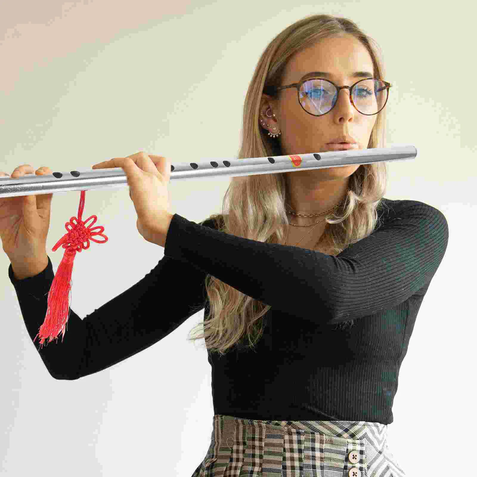 Fife Kids Musical Chinese Flute Stainless Steel Thicken Beginners Key Child Professional