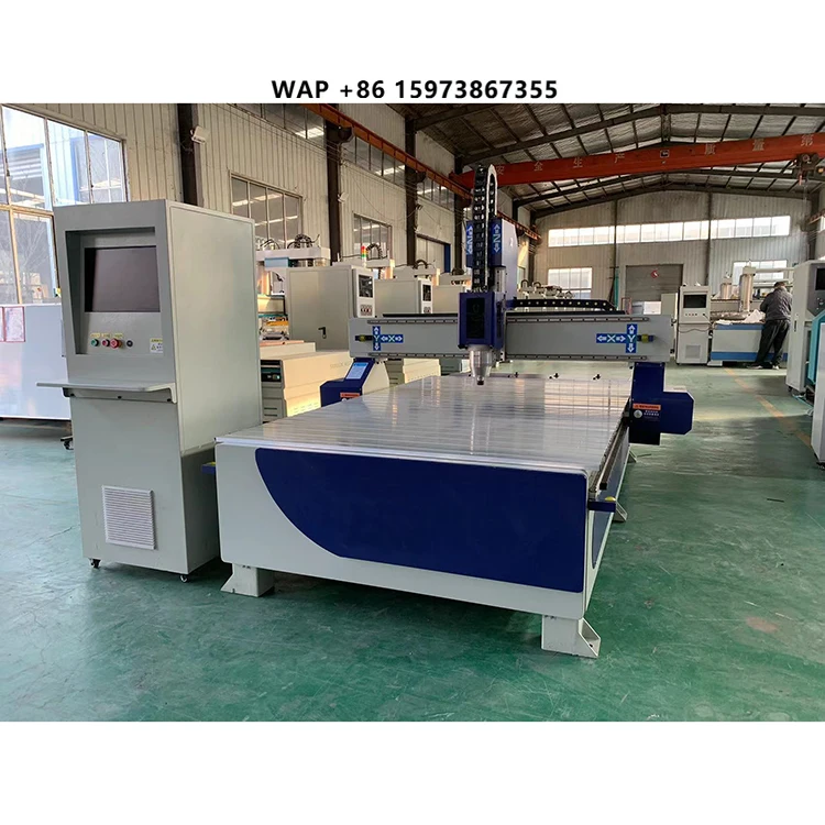 CNC Router Engraving Machine for Wooden Doors Single Spindle NC Studio Control System Competitive Price High Precision 6kw Motor