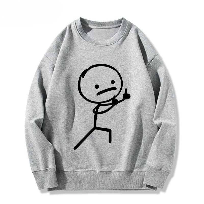 Sweat-shirt à col rond unisexe, imprimé humoristique créatif, Premium, minimaliste, luxe, marque de sport de plein air, Style de rue essentiel