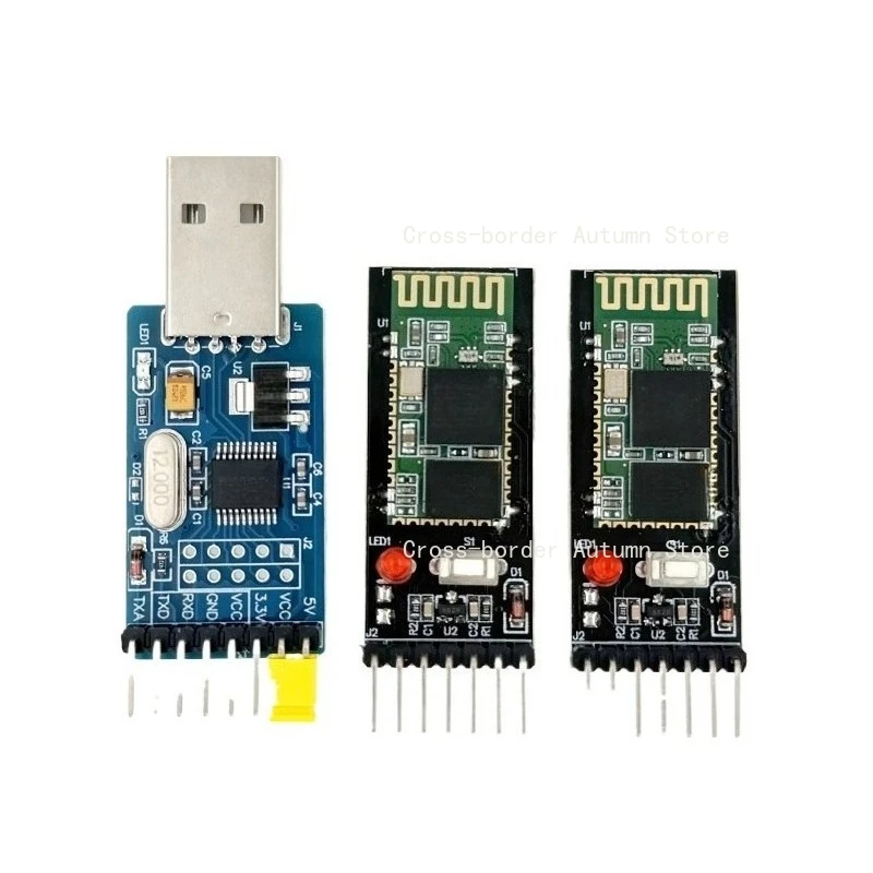 hc-05-bluetooth-モジュールキット-usb-ttl-シリアルアダプター、arduino-と互換性のある-bluetooth-シリアルモジュール-2-個付き
