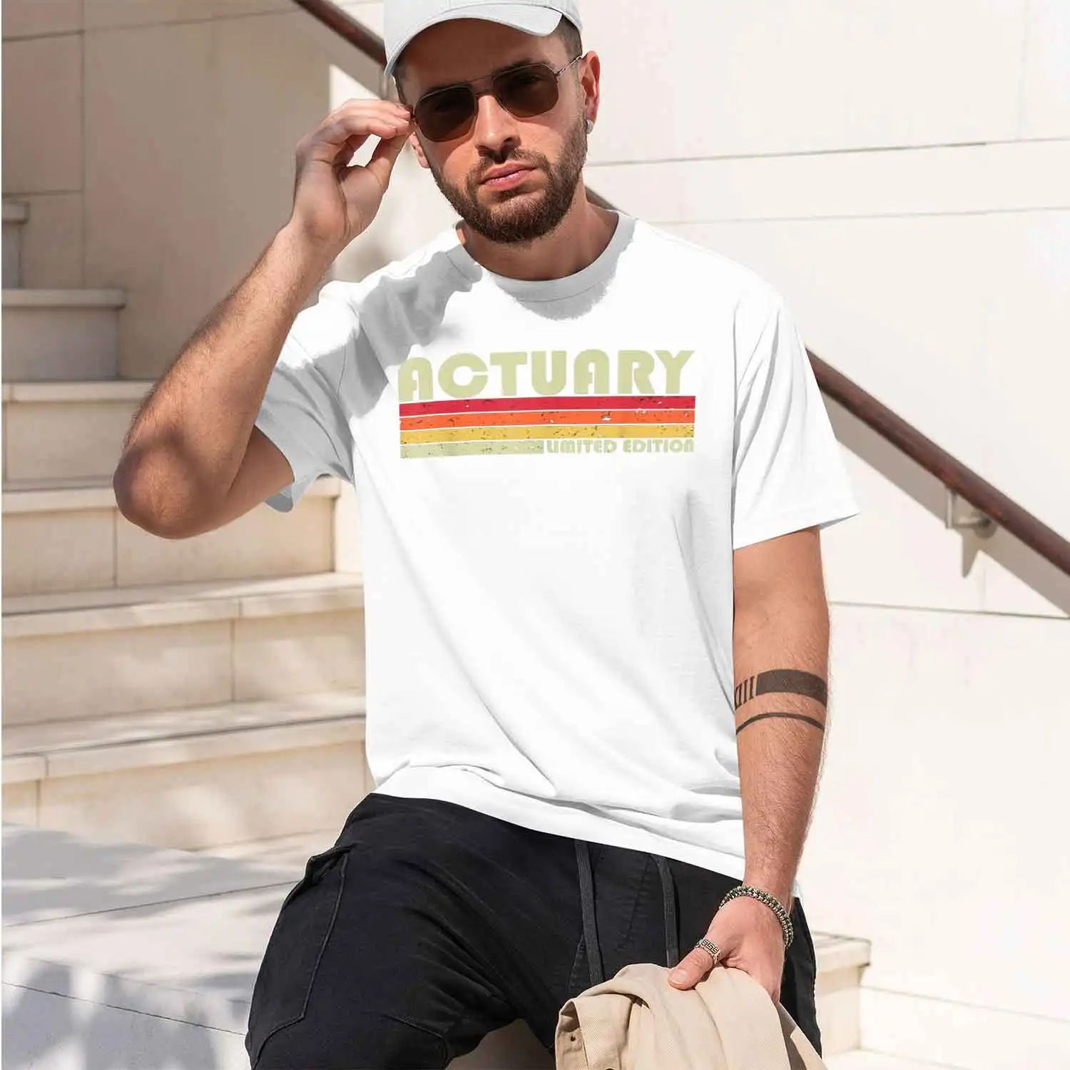 ACTUARY Funny Job Title Profession T Shirts Men Women Pure Humor Streetwear Tee Shirt Short Sleeve Unisex Loose Clothing 2026 Ne