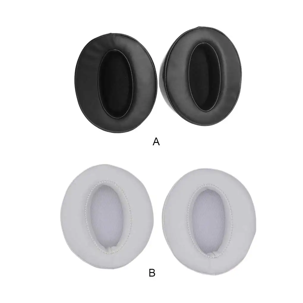 Protubers De Couro Esponja Macia, Capa De Fone De Ouvido, Internet Bar Manga, Fácil Instalação, Substituição Para HD4.50, Preto, 2Pcs