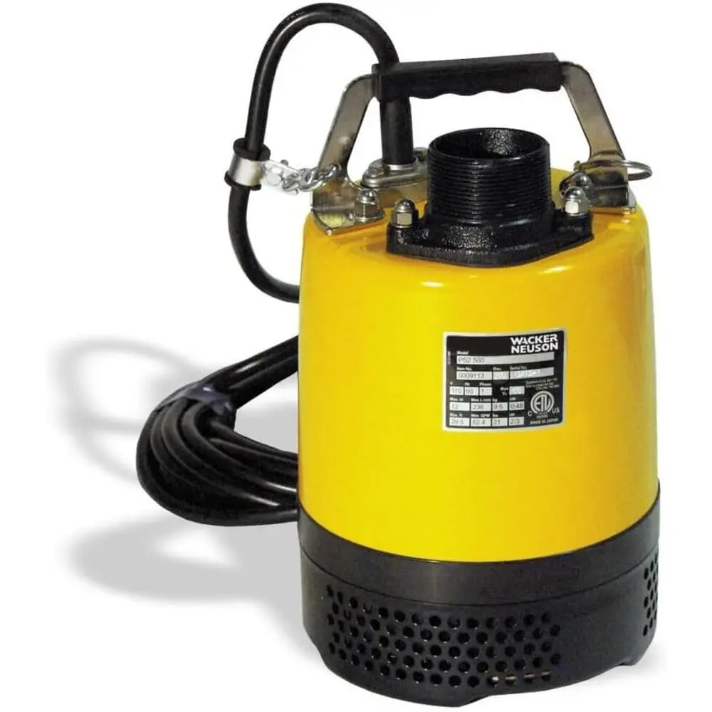 

PS2 500 2/3HP Submersible Water Pump or Pool, Basement, Outdoor & Pond Draining — 110V/60Hz Plastic Heavy Duty Utility Pump - 6.