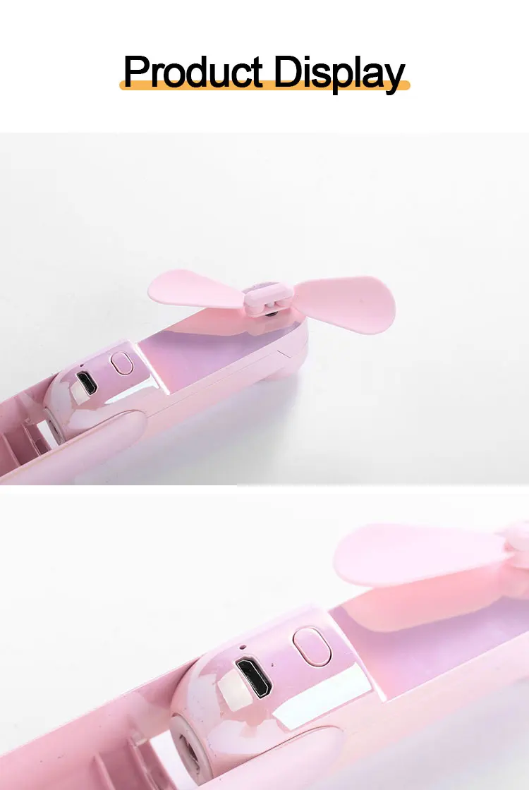 Portable Electric Hand Fan Powerful Rechargeable Usb Desktop Fan_voghion.com