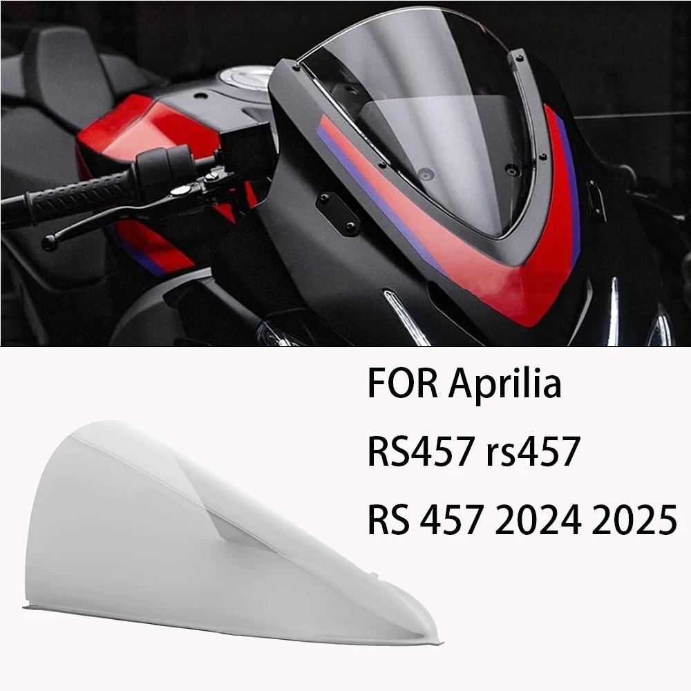 

New Windshield Fit Aprilia RS457 rs457 RS 457 2024 2025 Motorcycle Accessories WindScreen Front Windshield Shroud Viser VIsor