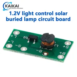 1.2V light controlled constant brightness solar underground lamp circuit board, double-sided nail solar nail lamp controller PCB