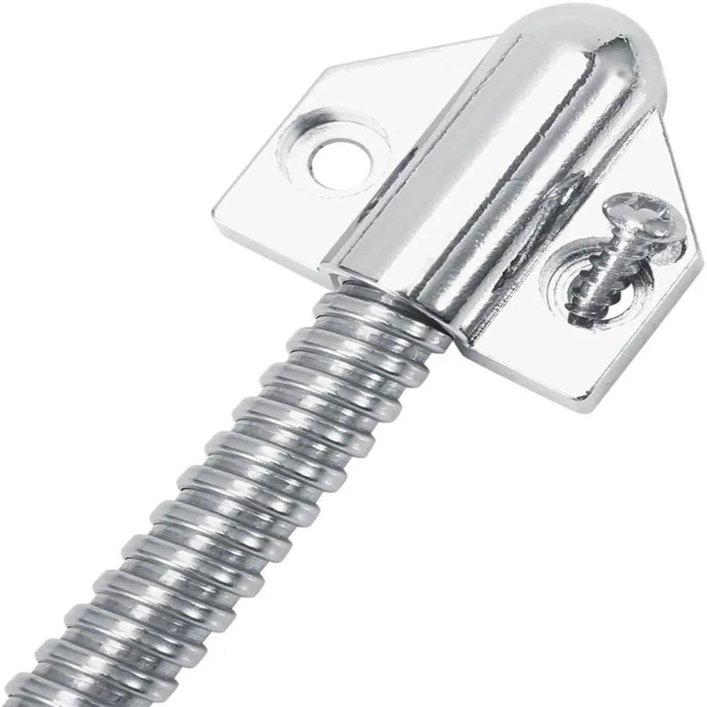 1pcs/3pcs 16 Inch Door Flex Conduit Exposed Mounting Stainless Steel Door Wire Conduit Flexible Gooseneck Loop Power Transfer
