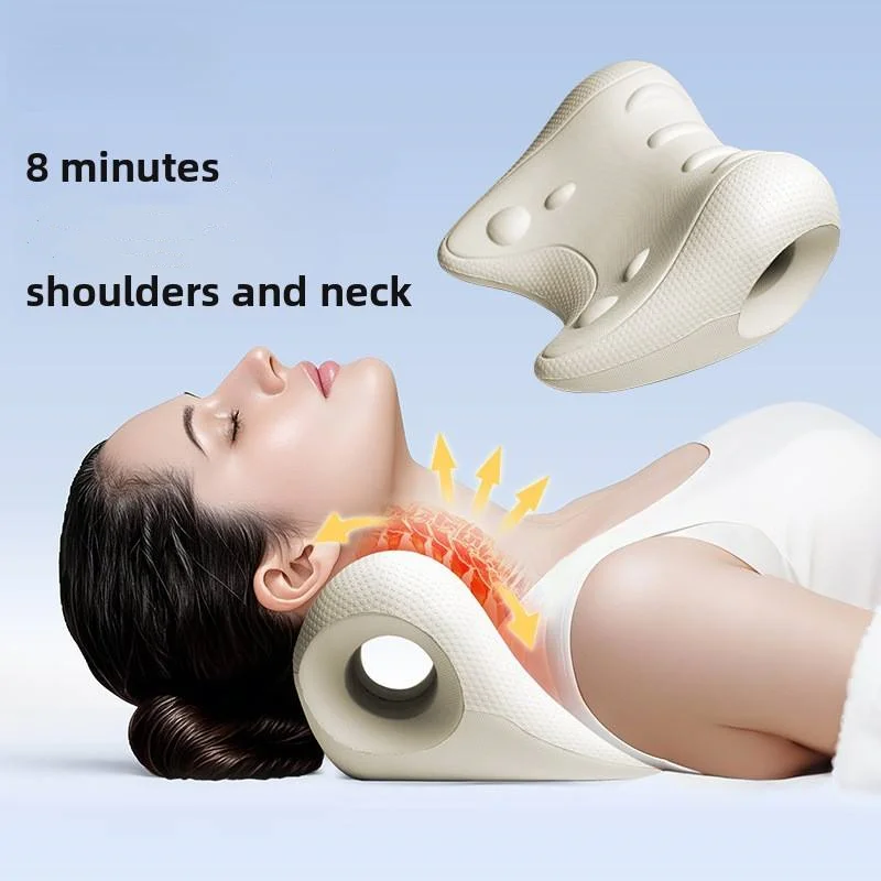 Cervical Massage Neck Relaxer Pillow Cervical Correction U-Shaped Washable Pillow