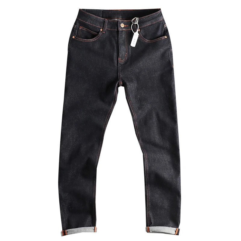 2025 outono/inverno retro lavado estilo americano regular em linha reta jeans masculino pesado rebelde streetwear calças