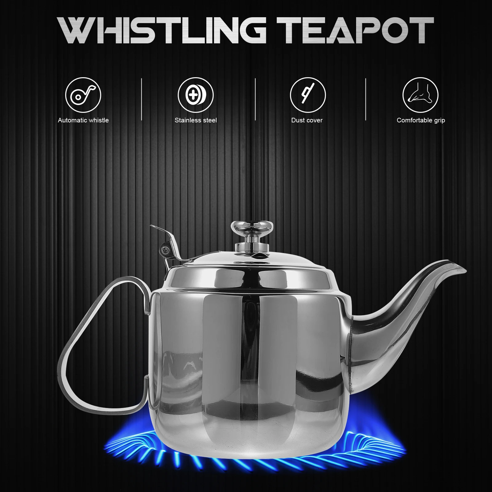 1 шт. толстая чайник из нержавеющей стали, большая емкость, фильтр