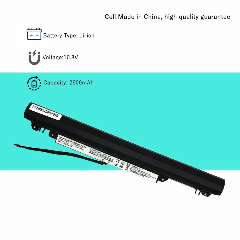 L15L3A03 Laptop Battery For Lenovo Ideapad 110-15 110-15AST 110-15IBR 110-15ACL 110-14IBR 110-14AST L15C3A03 L15S3A02 10.8V