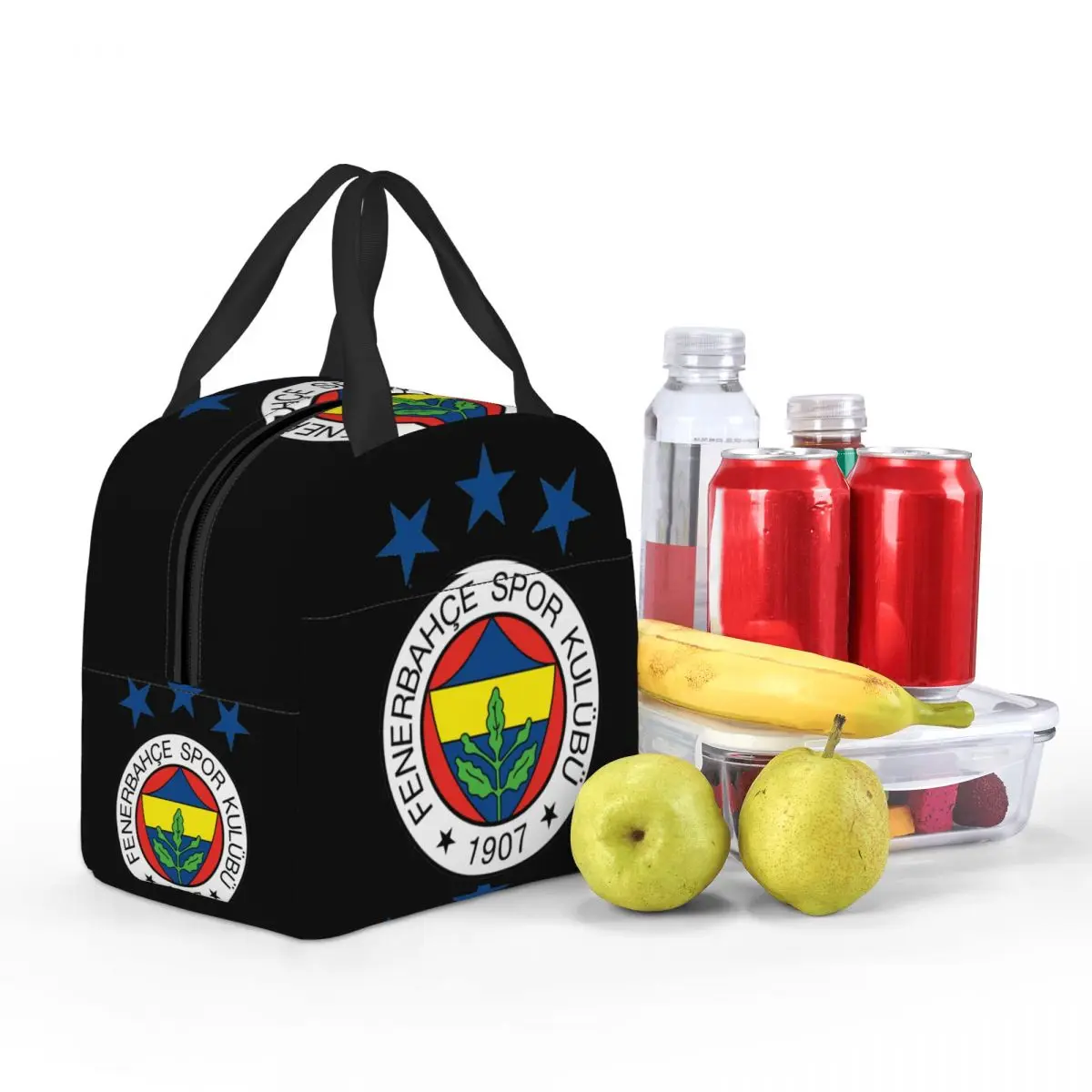 Annlin Heren Fenerbahce Lunchtas Isolatie Bento Pack Aluminiumfolie Rijstzak Meelpakje Ijspak Bento Handtas