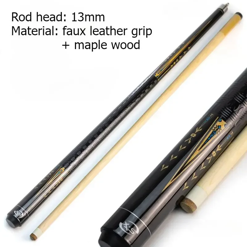 10/13MM Head 1/2 Two-section Billiard Supplies Club Billiard Cue Pool Table Sport