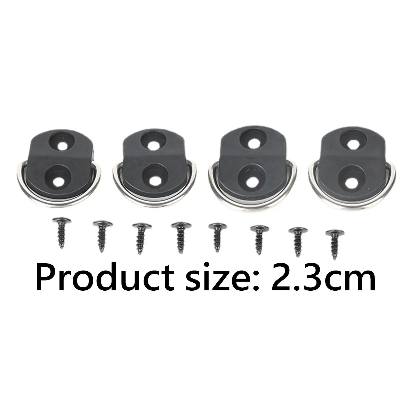 4 قطعة ربط البضائع أسفل المراسي استبدال الجانب الخلفي هوك شماعات تحديد عدة البضائع #6