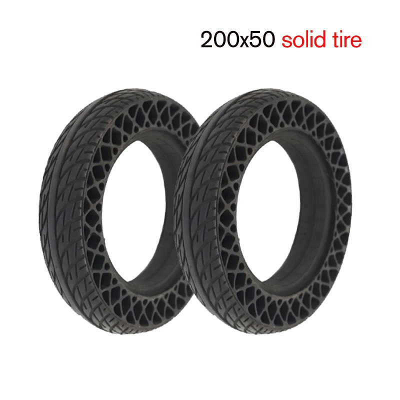 

27mm/37mm 200x50 shock-absorbing solid tire suitable for electric scooter balance car honeycomb solid tire replacement