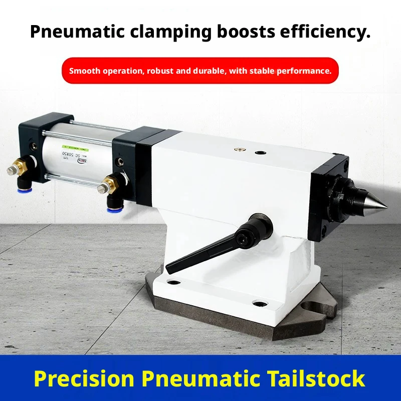 110mm MT3 Pneumatic Lathe Tailstock, Four Axis CNC Indexing Head Needle Machine, Hydraulic Automatic DIY Assembly