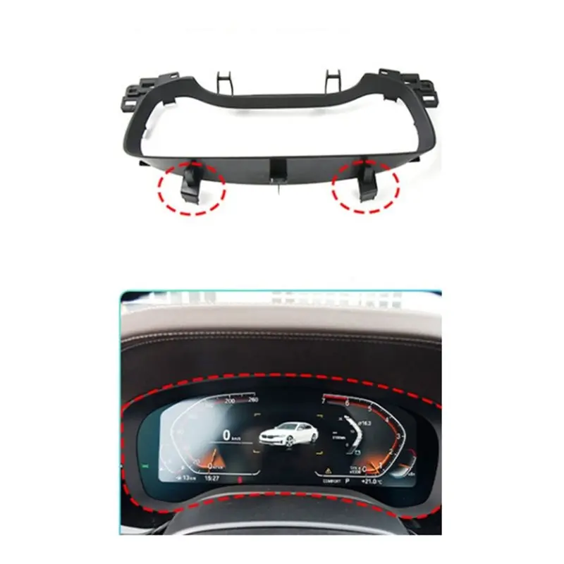 Excellent-For BMW 5 Series G38 2018-2023 LCD Gauge Frame Instrument Panel Frame Car Interior Accessories