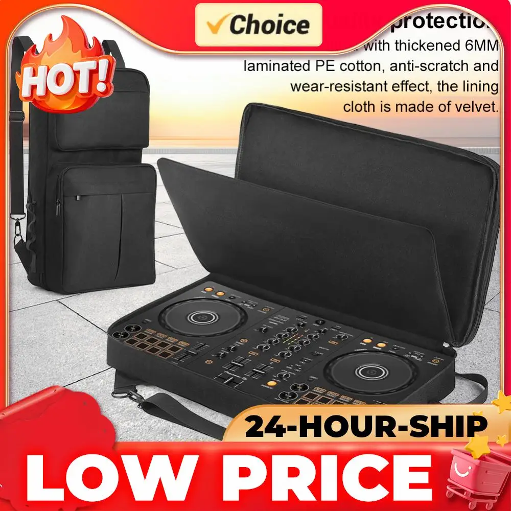 

Рюкзак для DJ-контроллера, портативная сумка с регулируемыми ремнями для Pioneer DDJ-400, DDJ-FLX4, Roland DJ-202 и другого DJ-оборудования