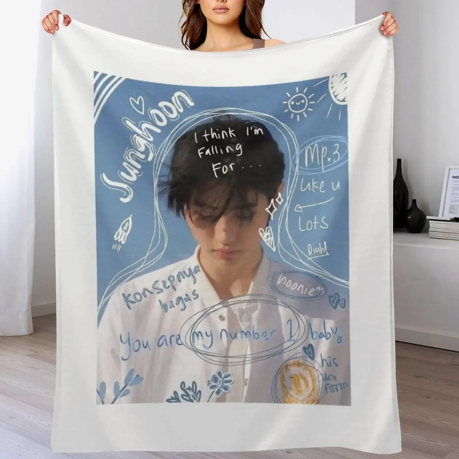 

sunghoon Throw Blanket Vintage Quilt Multi-Purpose Heavy Blankets