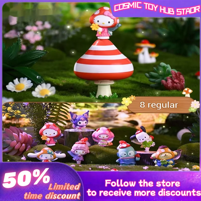 

New product launched:Mushroom Elf Secret Garden Series Blind Box Kuromi Kitty Ornament Cute Handmade Collection Desktop Ornament