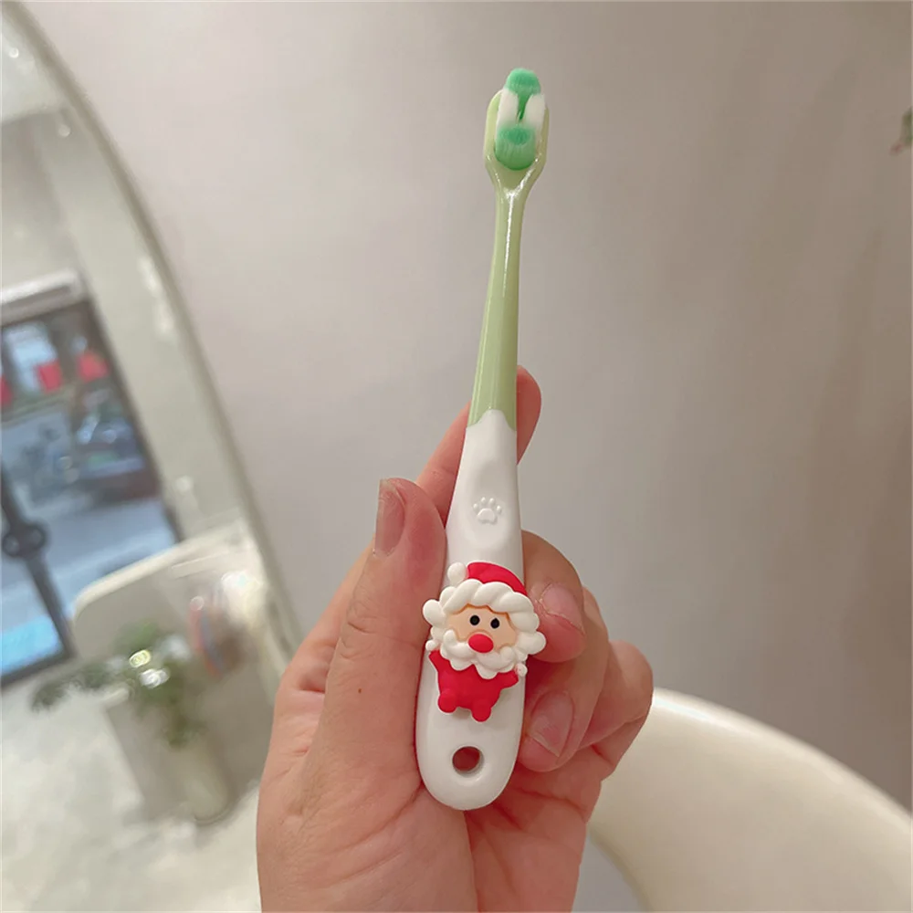 Soft And Comfortable Boy Toothbrush Christmas Gift Deep Cleaning Soft Bristle Toothbrush Christmas Style Holiday Gifts 10