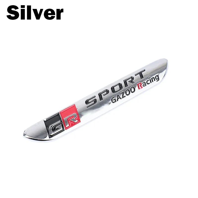 OTOKIT For Toyota GR Sport Gazoo Racing Logo Side Fender Emblem Rear Trunk Badge Sticker Corolla Camry Sienna Prius RAV4 CHR - view 6