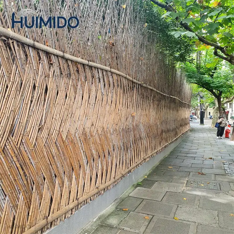 Traditional Hand-woven Bamboo Fence Bamboo Fence Anticorrosive Courtyard 2 Traditional Hand-woven Bamboo Fence Bamboo Fence Anticorrosive Courtyard