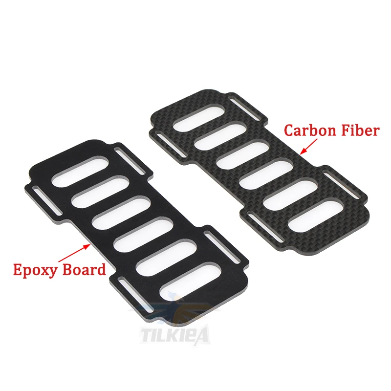 Rc Boat Epoxy Board/Carbon Fiber Battery Holder Fixator Mounting Battery Bracket Plate Rc Boat Spare Parts 3 Size Available