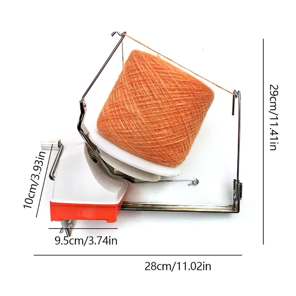 Yarn Ball Winder 18oz Large Swift Yarn Fiber Wool String Ball Winder Hand Operated Center Pull Yarn Ball Winder Tabletop Clamp