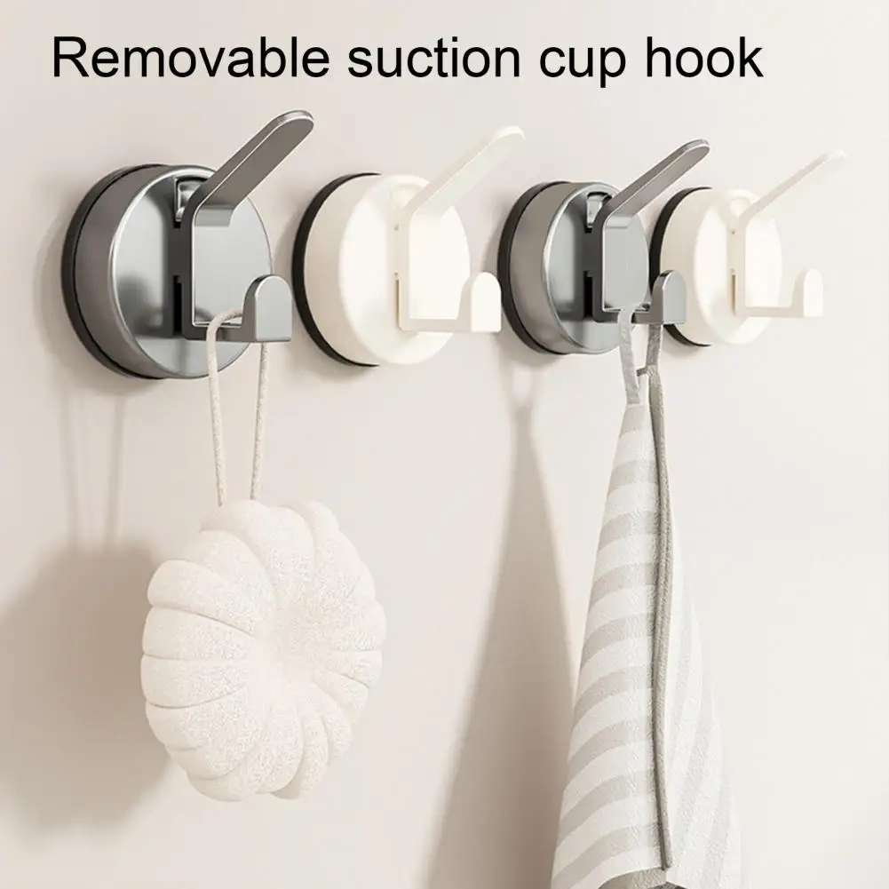 Bathroomhook Multi-purpose Suction Cup Hook for Strong Load-bearing Easy Installation Versatile Coat Hanger Door Hook Storage