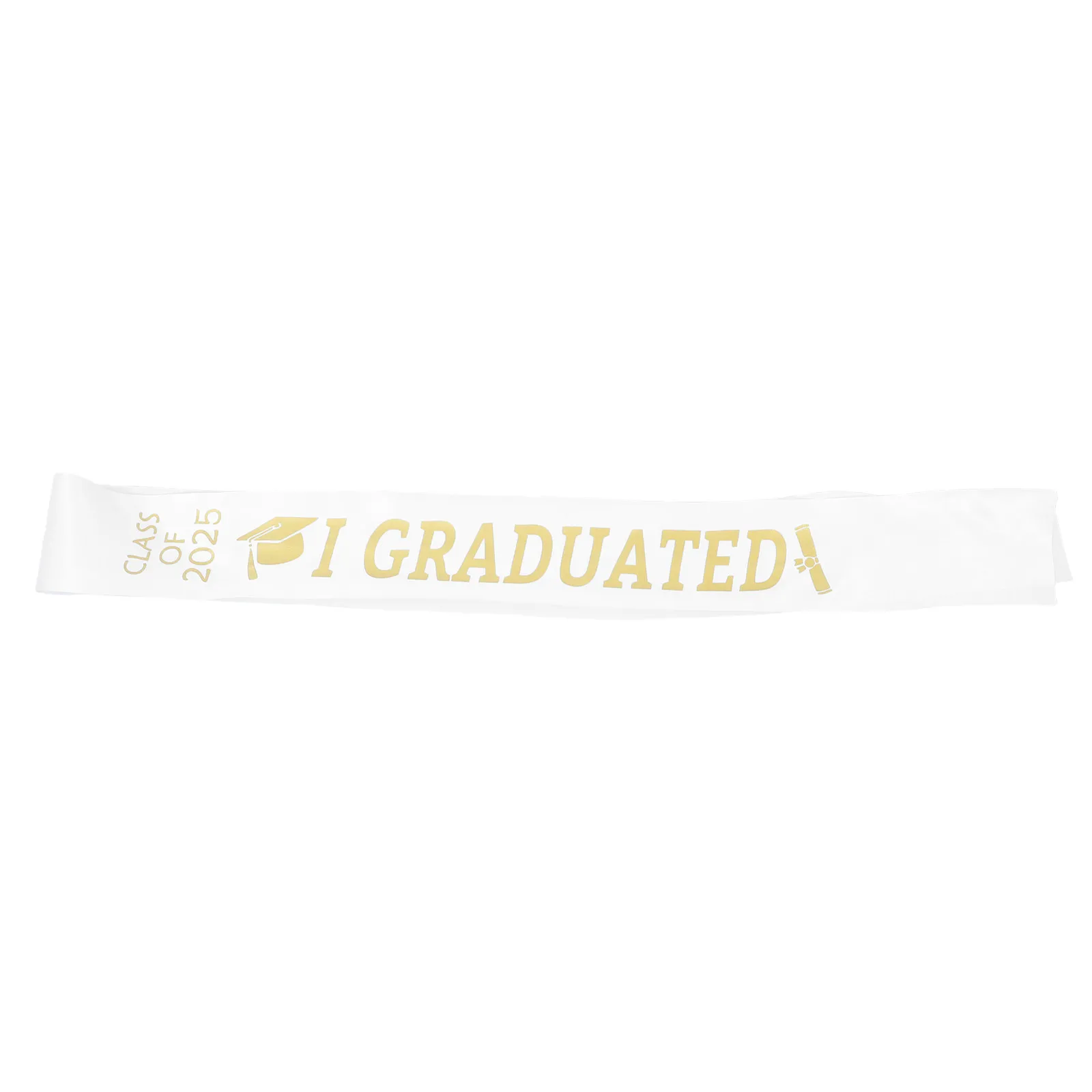 

Class of 2025 Graduation Party Sash Adjustable Soft Comfortable Material Graduation Decoration Senior Preschool Kindergarten