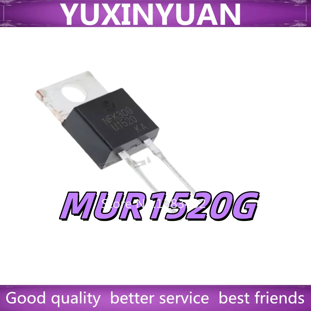 （10/PCSs） New Original MUR820G MUR840G MUR860G MUR1520G MUR1540G MUR1560G MUR1660G TO-220 Ultrafast recovery diode In Stock