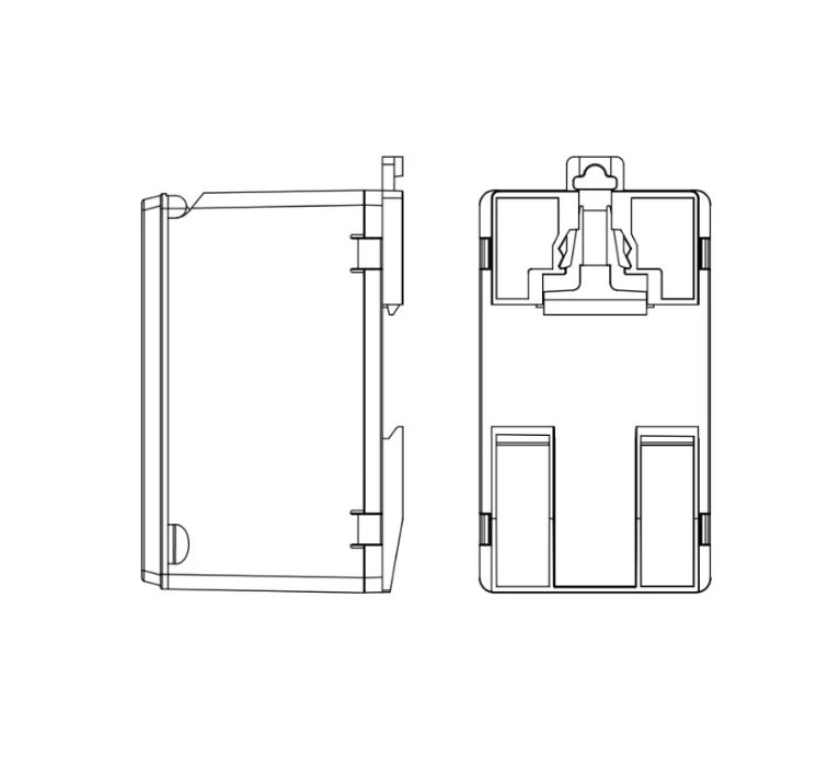 Konverter Protokol untuk Pengumpulan dan Analisis Data Inverter Fotovoltaik RS485/PLC/Bluetooth, Terpasang di Rel