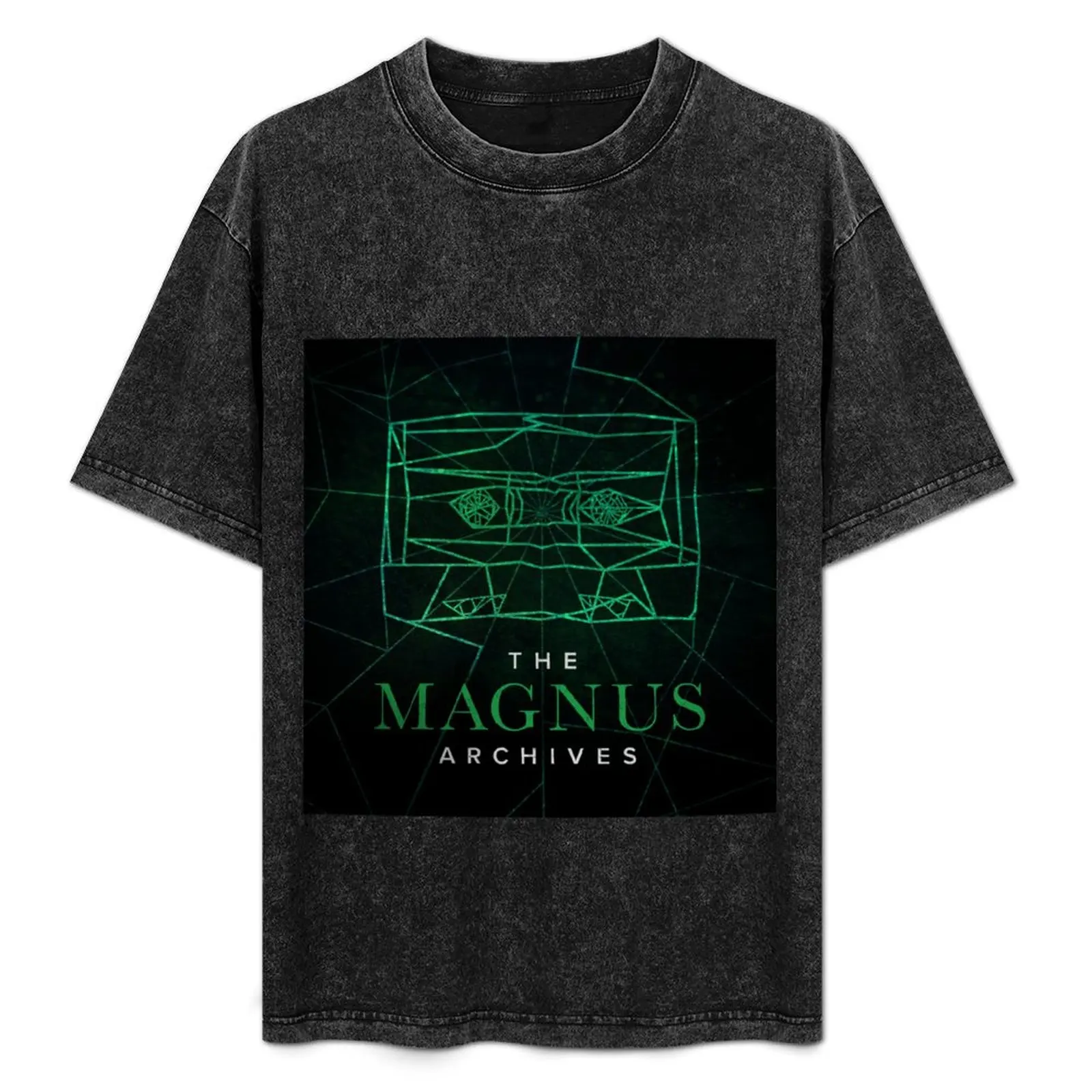 

The Magnus Archives Logo (Season 5) (Square Block Logo) T-Shirt Simple Solid Color Crew Neck Tee