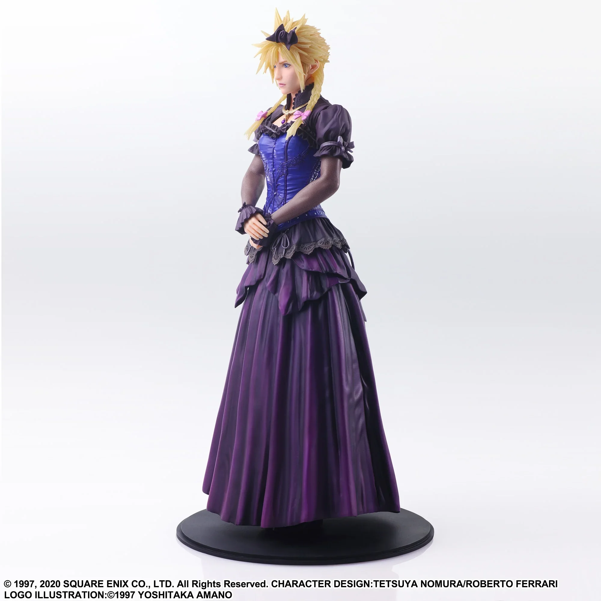 Square Enix Final Fantasy VII Remake Static Arts Cloud Strife Dress Ver. Anime Figure Complete Model